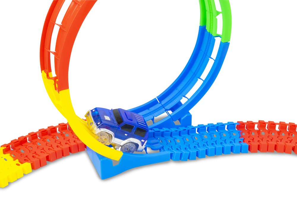 Kids World Svítící autodráha MAXI RACE 282 ks CHP5061 - náhled 2