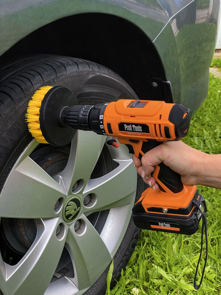 Profi Tools Čisticí kartáče do vrtačky sada 3 ks - náhled 2