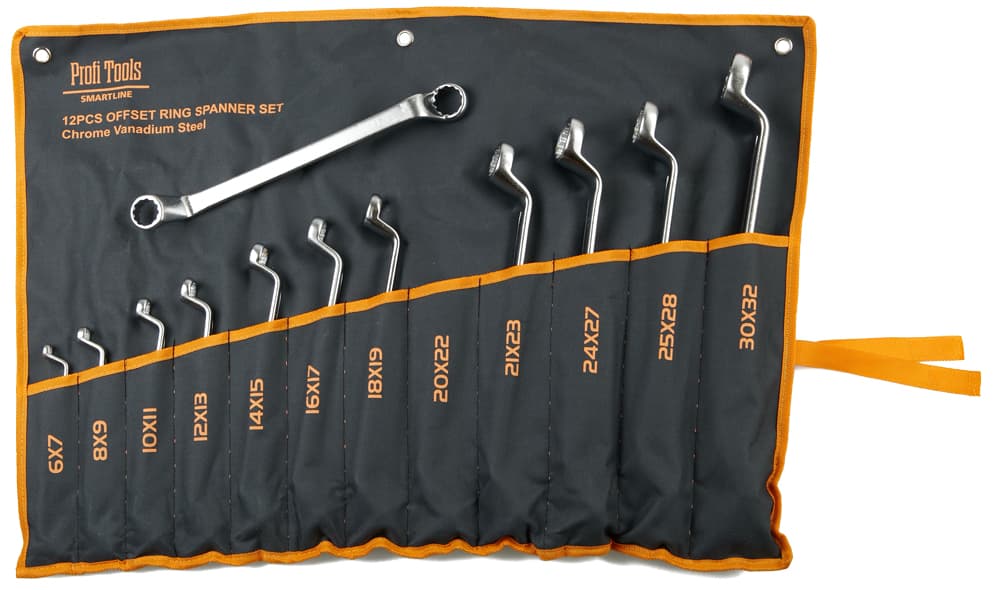 Profi Tools Klíč očkový 12 ks, PT26