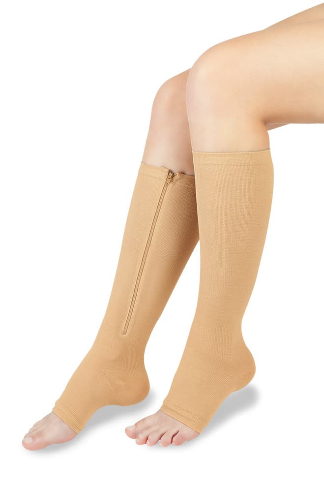 Wellife Kompresní punčochy FIT se zipem L-XL tělové - náhled 3
