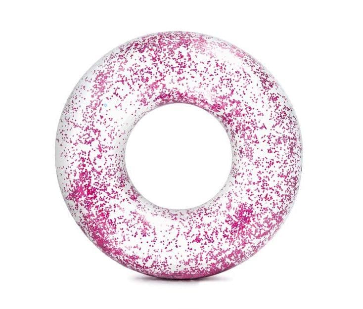 Intex 56274 Nafukovací kruh Sparkling Glitter růžová - náhled 4