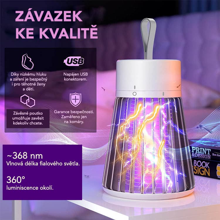 Platinium Elektrický lapač hmyzu MOSKILLER YG-003 - náhled 3