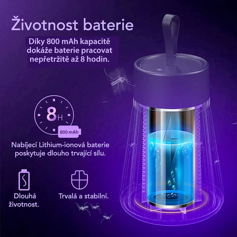 Platinium Elektrický lapač hmyzu MOSKILLER YG-003 - náhled 2