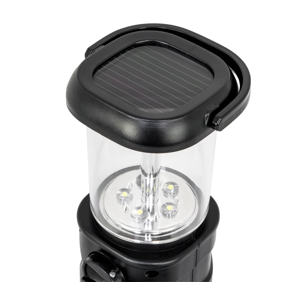 Platinium Solar & Dynamo LED lucerna s rádiem 2v1 MY-208S-R - náhled 4