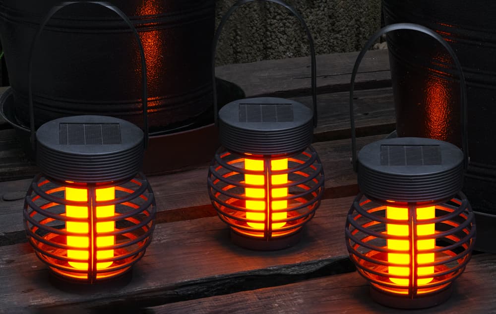 Garden King Solární LED lucerna závěsná 3 ks, teplá bílá SL-1003 - náhled 3