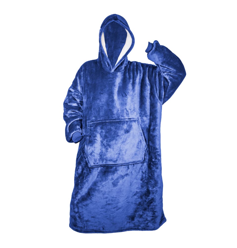 HomeLife Televizní mikina s kapucí HOODIE, S-XXL modrá (š:88cm, v:112cm)-88112M - náhled 5