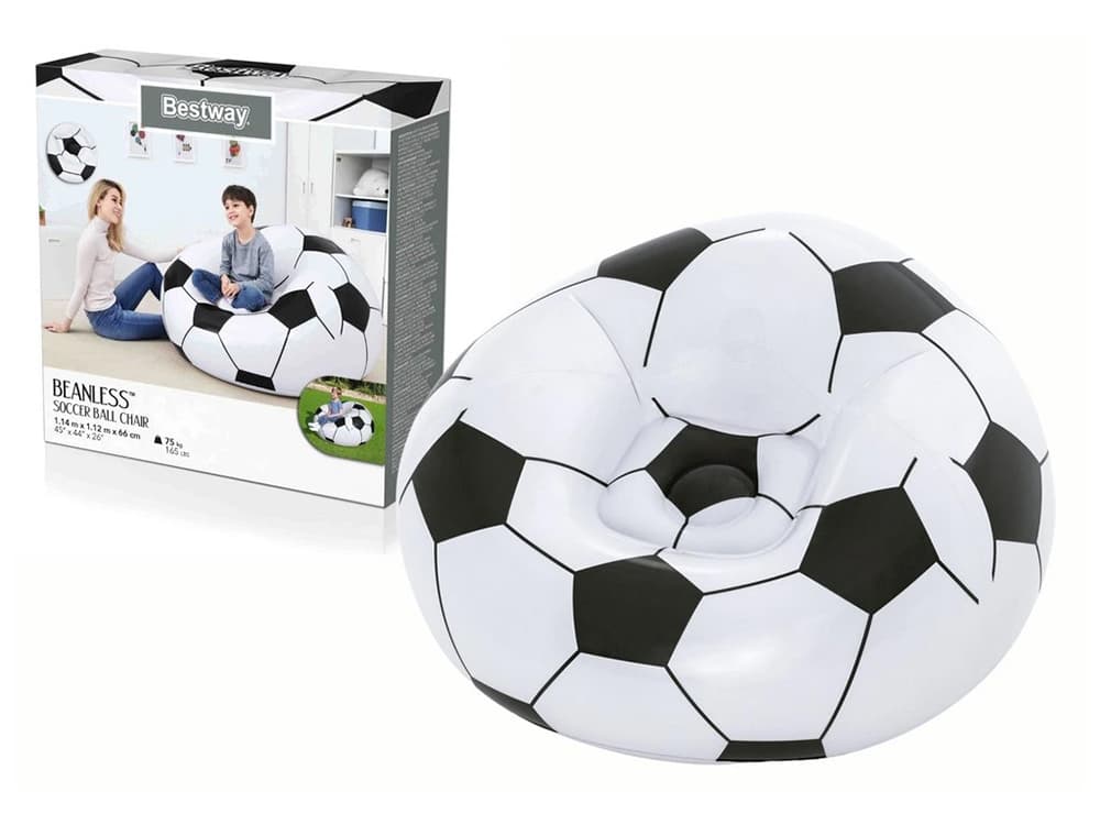 Bestway Nafukovací křeslo F01 fotbalový míč 114 x 112 x 66 cm - náhled 3