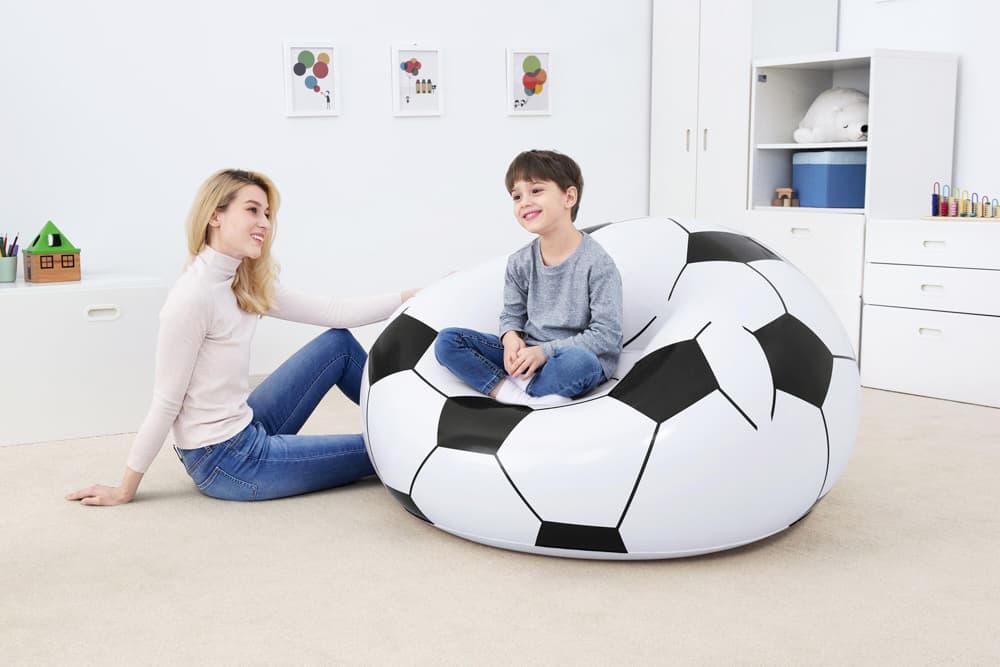 Bestway Nafukovací křeslo F01 fotbalový míč 114 x 112 x 66 cm - náhled 5