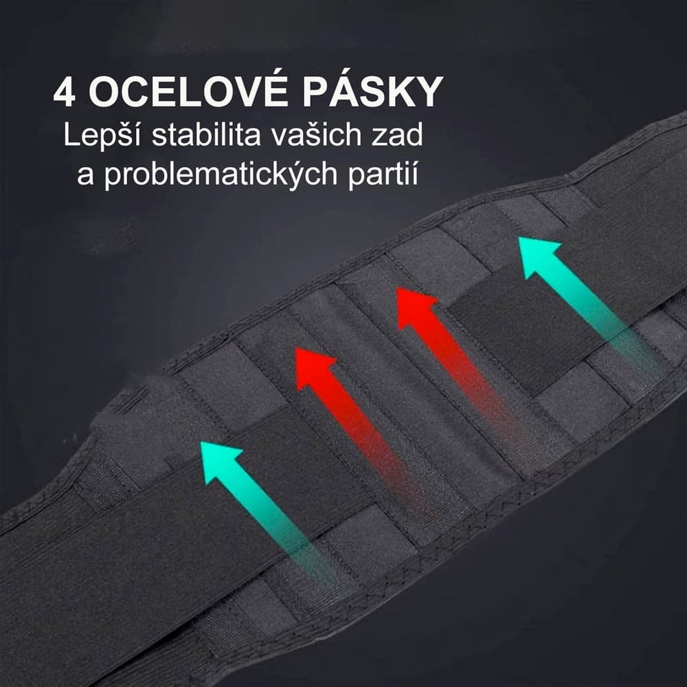 Wellife Samozahřívací masážní pás TOURMALINE, vel. XXL - náhled 3