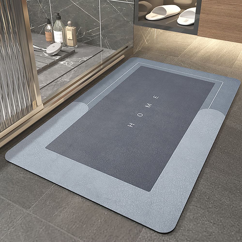 HomeLife Koupelnová absorpční předložka 50 x 80 cm obdélník, šedá, AP5221 - náhled 3