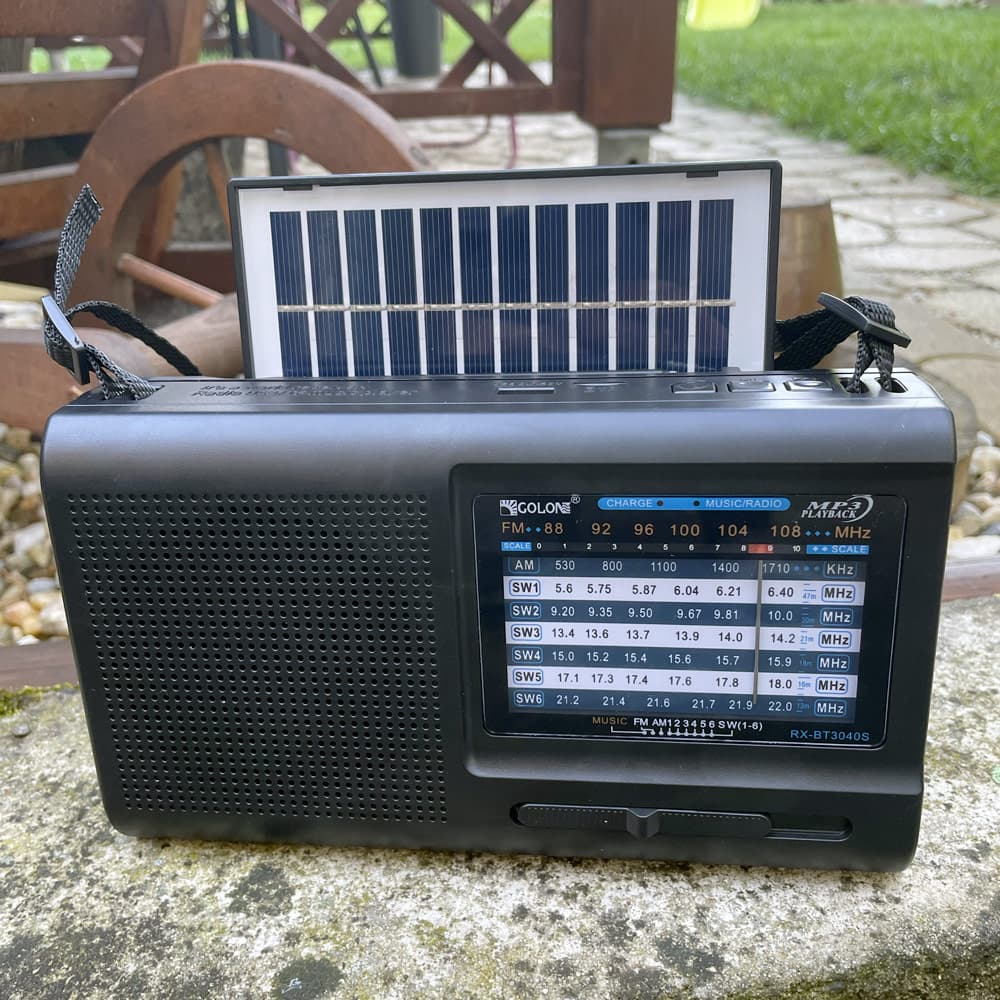Platinium Přenosné mini rádio SOLAR RX-BT3040S - náhled 4