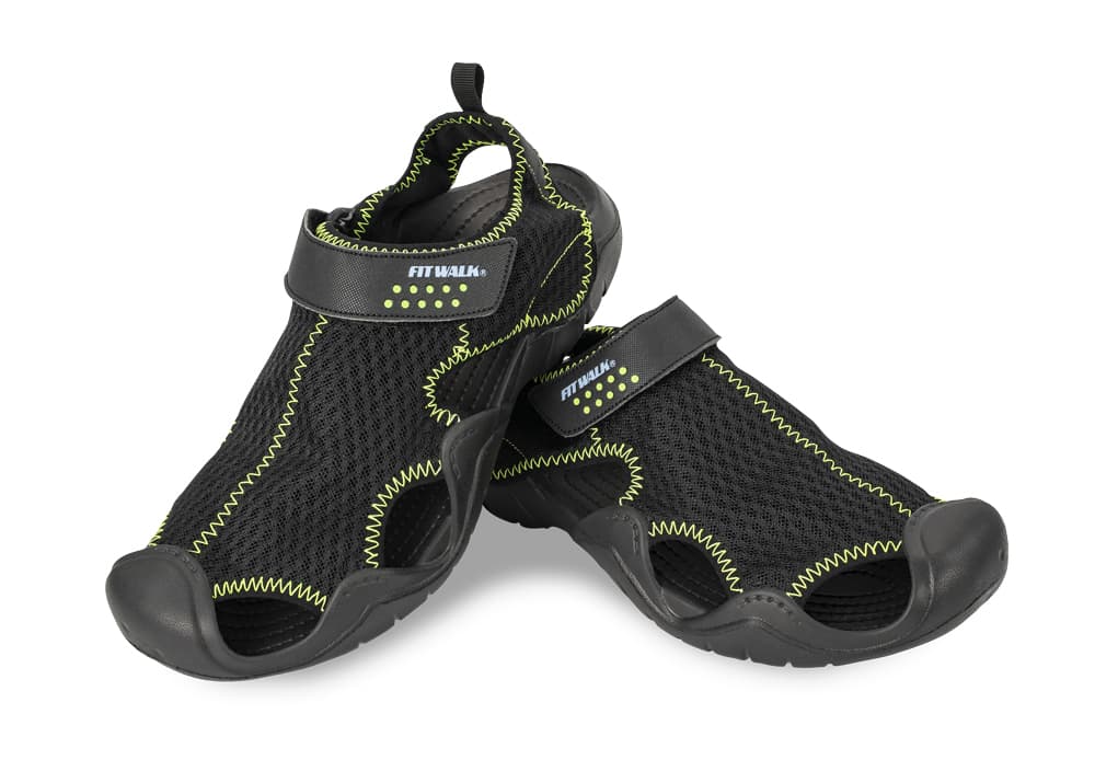 Fit Walk Pánské sandály černé 45
