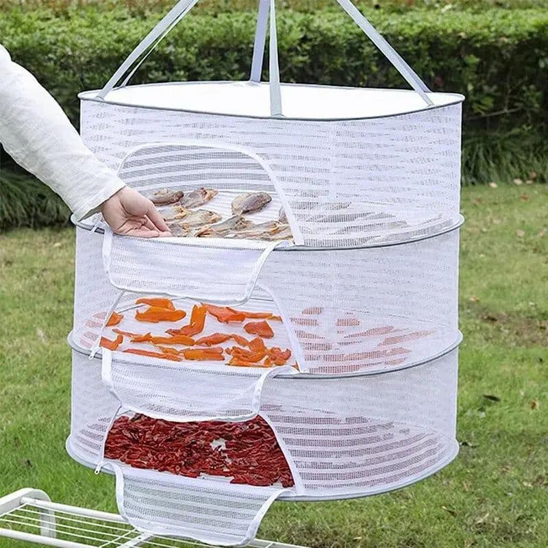 De Gusto Závěsná sušící síť 3 patra 70 x 60 x 50 cm - náhled 2