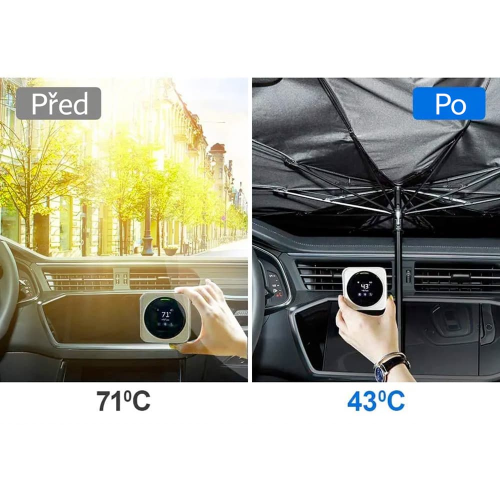 Road Star Sluneční clona do auta UV deštník - náhled 2