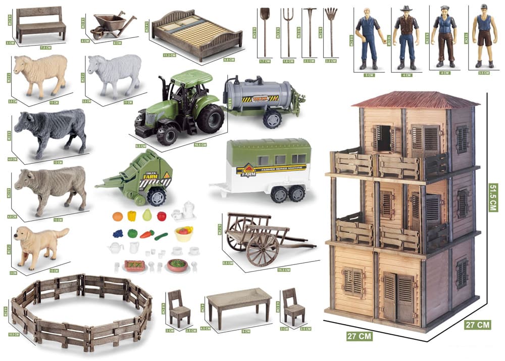 Kids World Stavebnice farma 311 ks - náhled 3