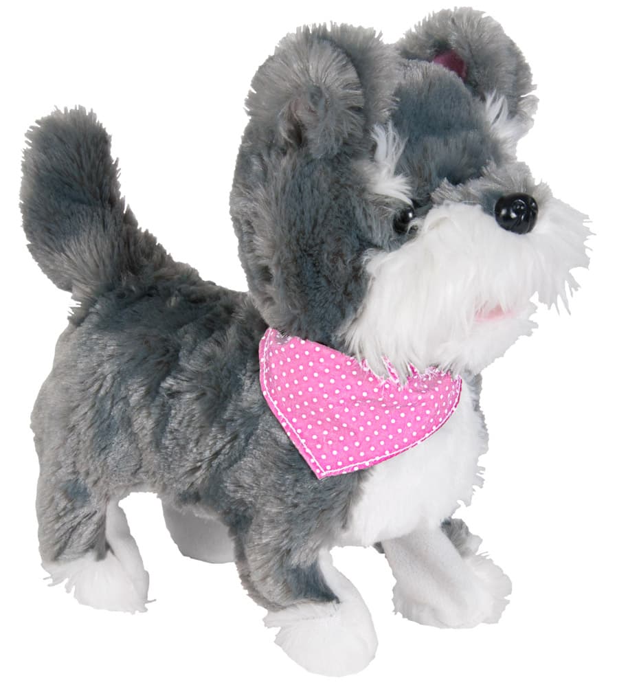 Kids World Interaktivní štěně s vodítkem JX-1422 s růžovým šátkem - náhled 2
