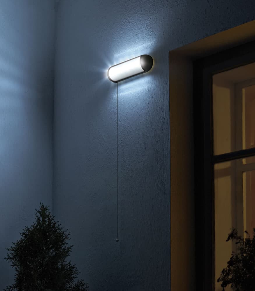 Platinium Nástěnné solární LED světlo s externím panelem SL-3008 - náhled 4