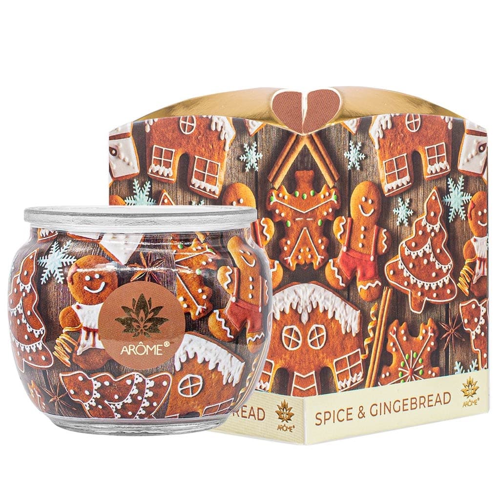 Arôme Vonná svíčka Spice & Gingerbread 90 g