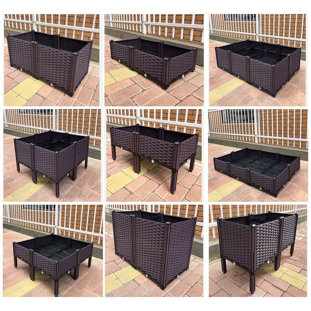Garden King Modulární vyvýšený záhon MULTIFLEX 37, VZM96, 240 x 40 x 37 cm - náhled 3