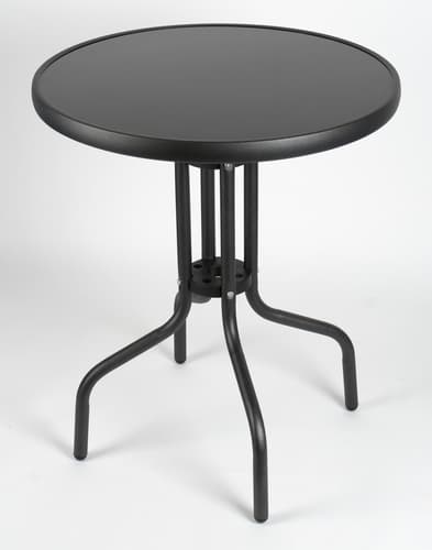 Garden King Balkonový stolek kovový se skleněnou deskou průměr 60 cm - náhled 2