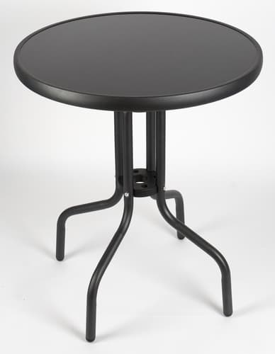 Garden King Balkonový stolek kovový se skleněnou deskou průměr 60 cm - náhled 3