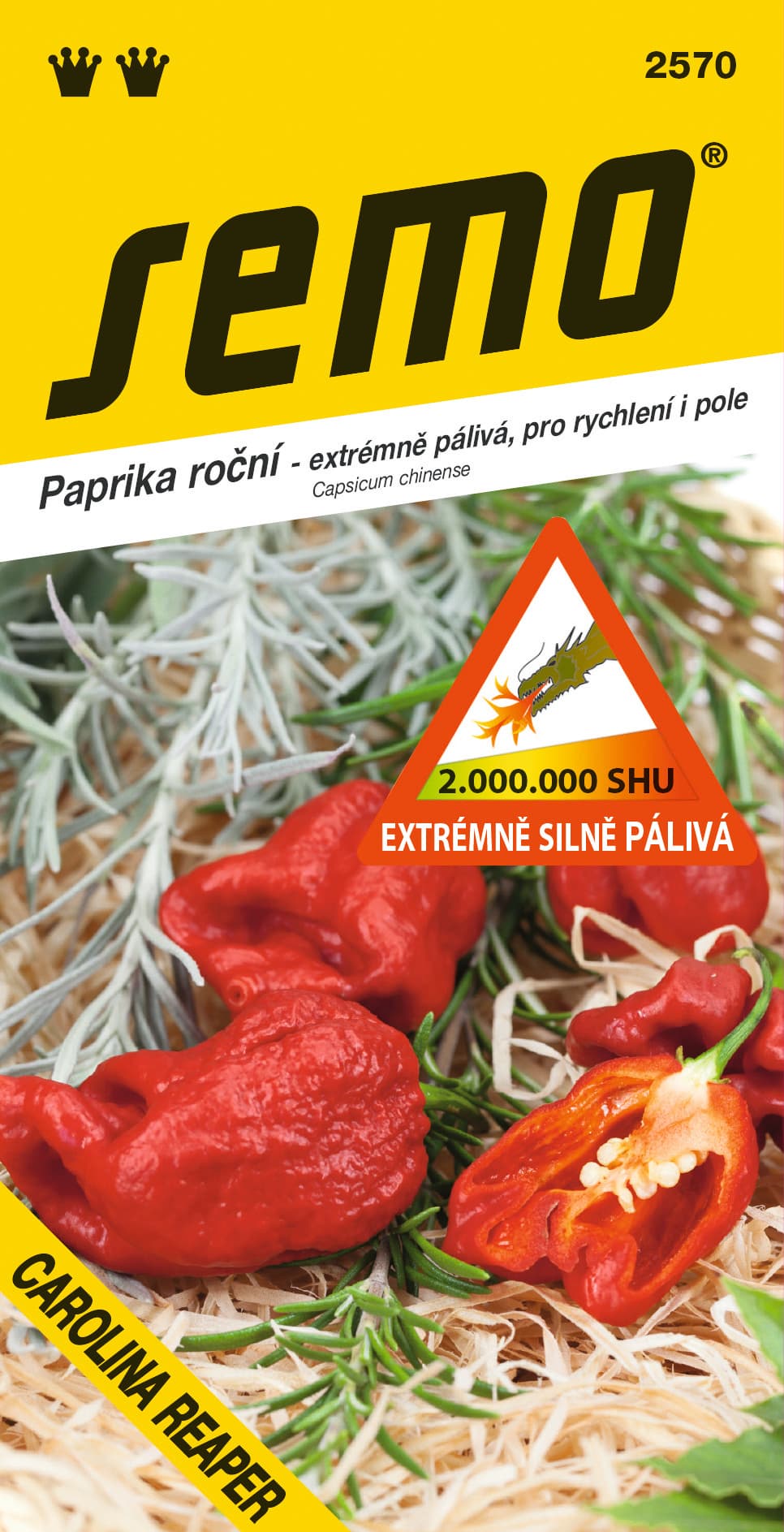 SEMO Paprika Carolina Reaper - pálivá