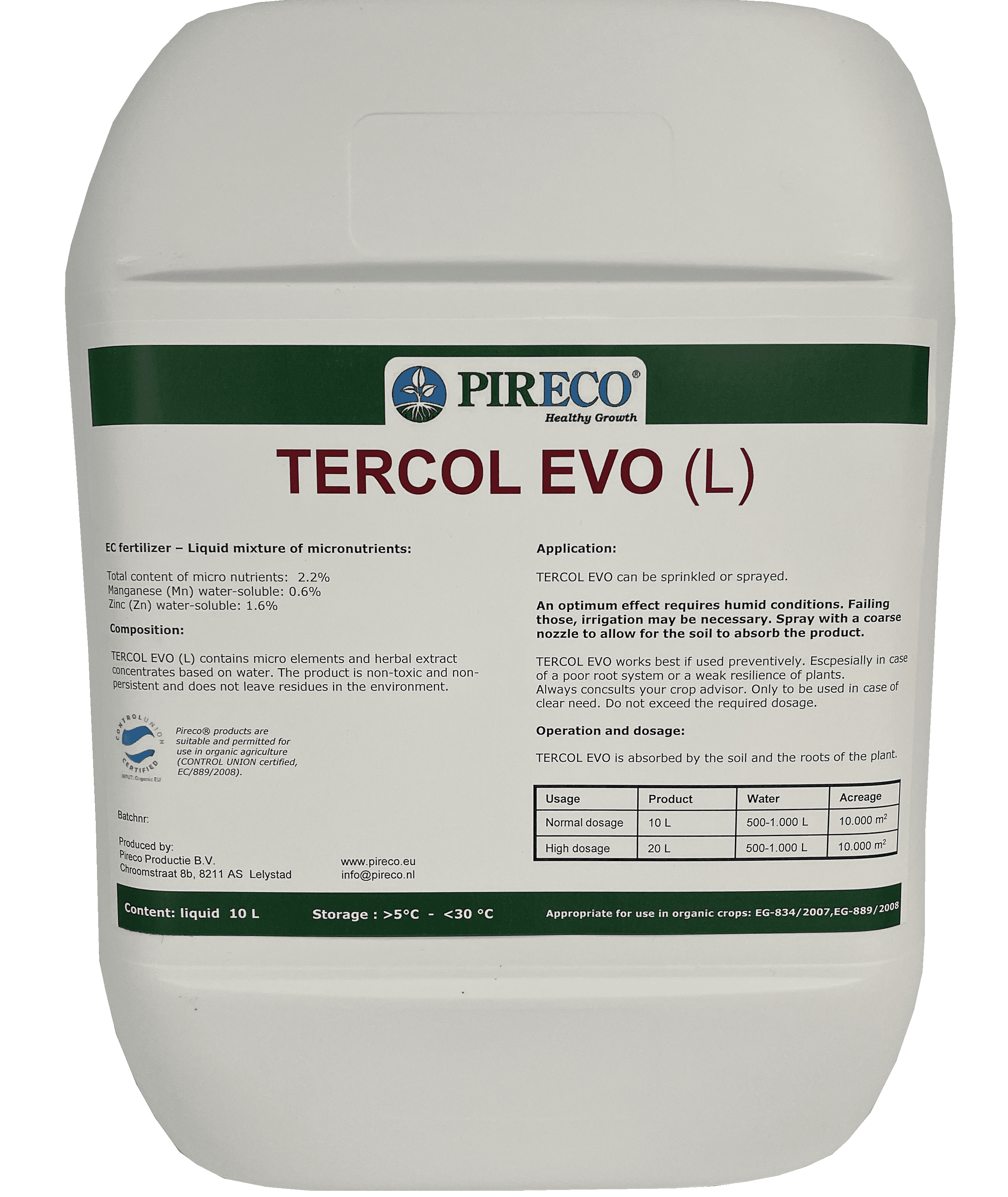 Pireco Tercol EVO 10 l