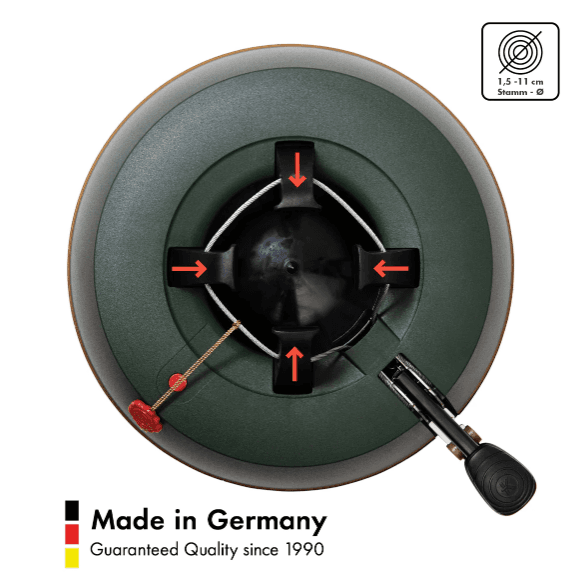 Krinner Stojan na vánoční stromek Comfort Grip S 34 cm zelený - náhled 3