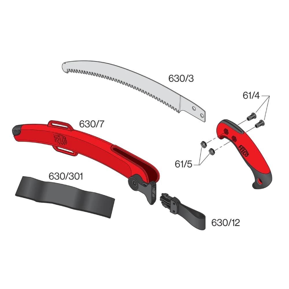 Náhradní plátek na pilku FELCO 630 - náhled 3
