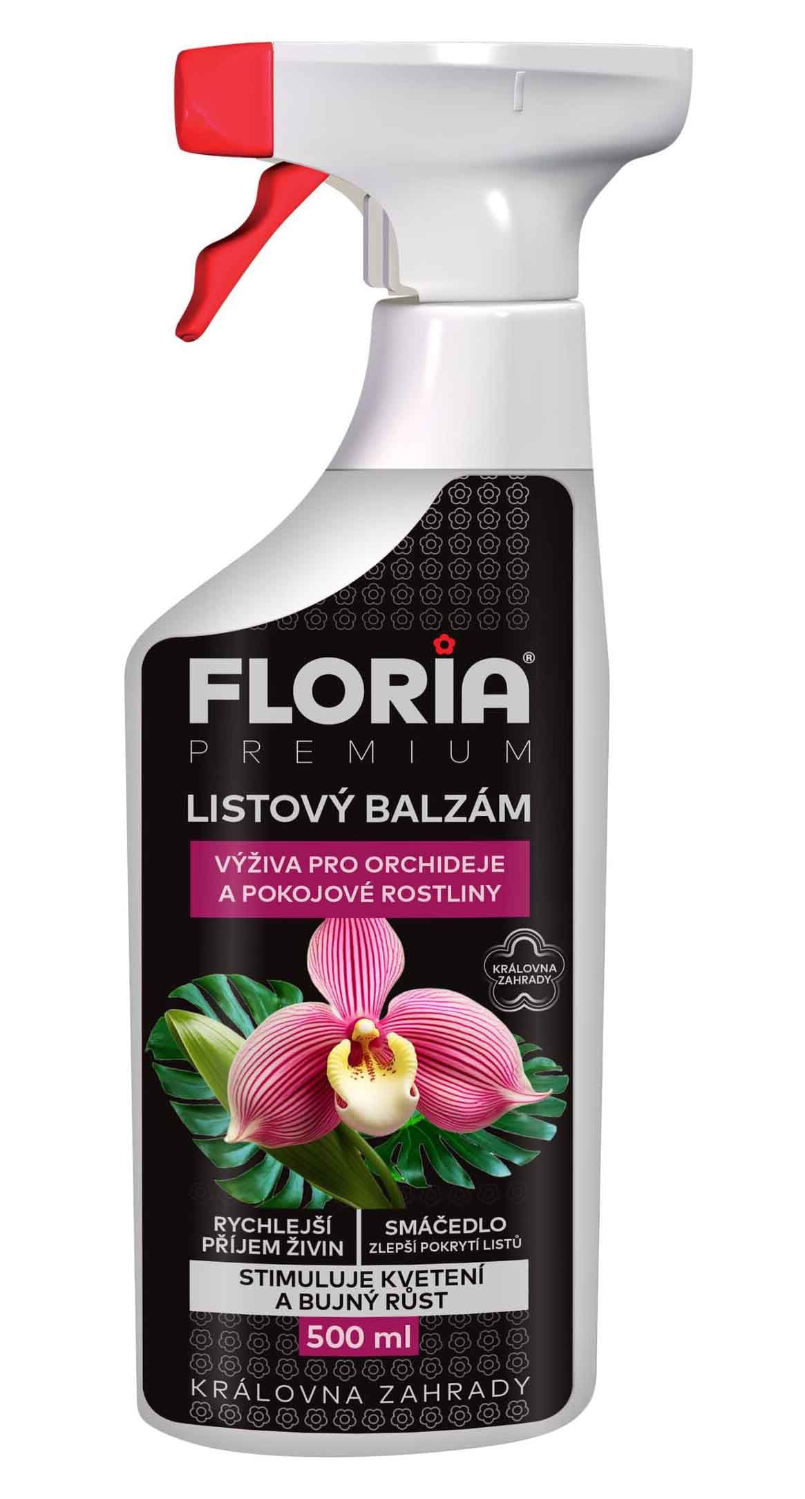 AGRO CS FLORIA PREMIUM Listová výživa pro orchideje aj. pokojové rostliny 500 ml