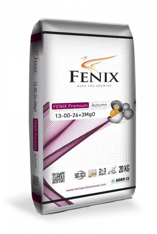 AGRO CS FENIX Premium Autumn trávníkové hnojivo 20 kg