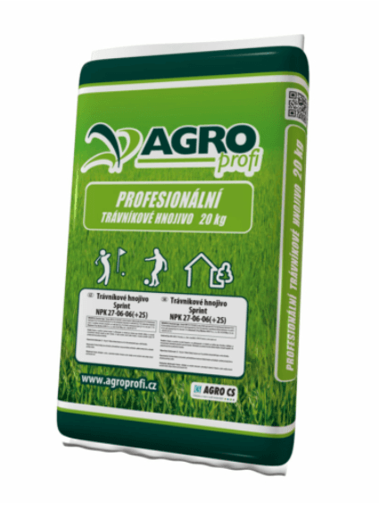 AGRO CS AGRO PROFI Trávníkové hnojivo sprint 20 kg 27-06-06+2S