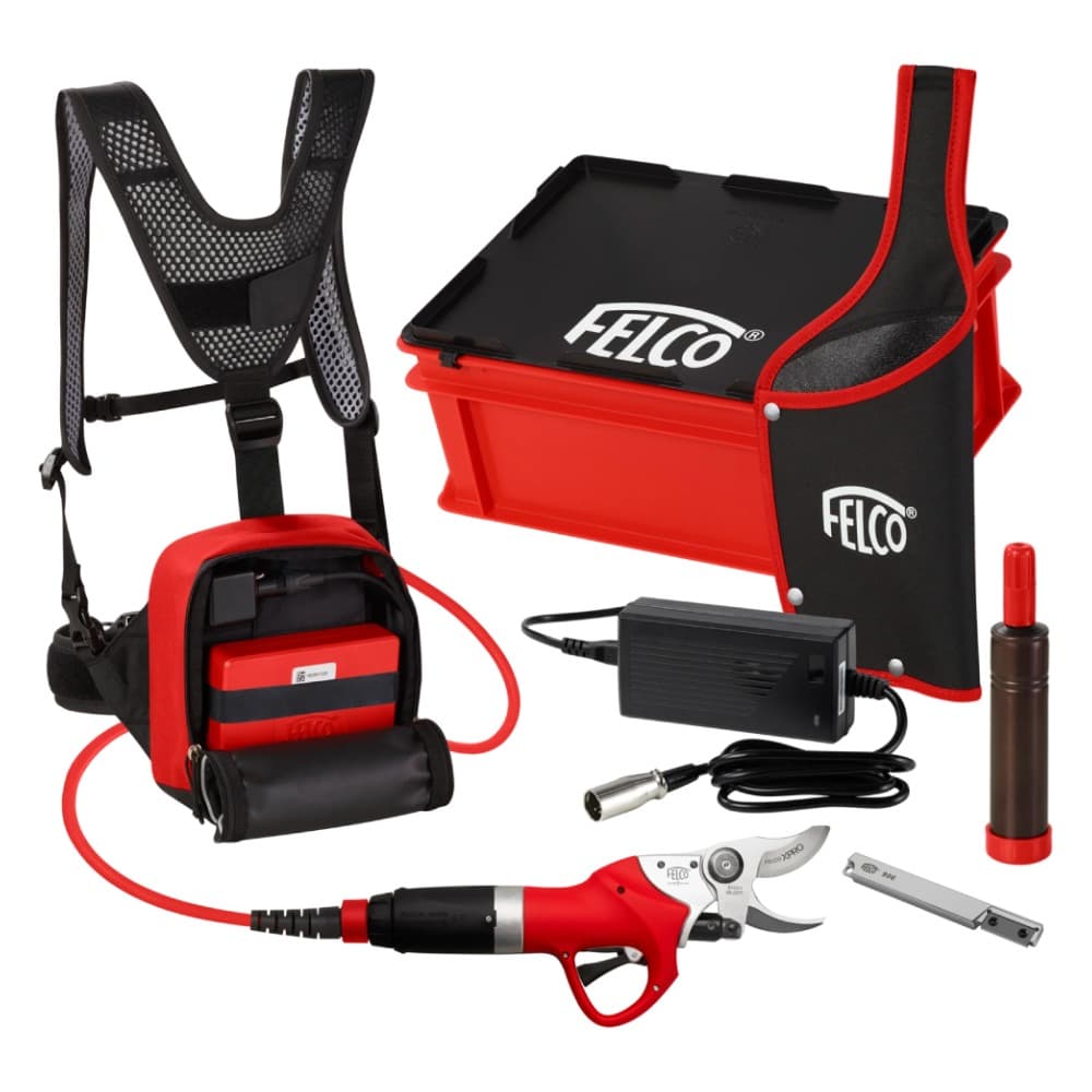 Elektrické nůžky FELCO 812+ komplet s powerpackem a dvojitou baterií