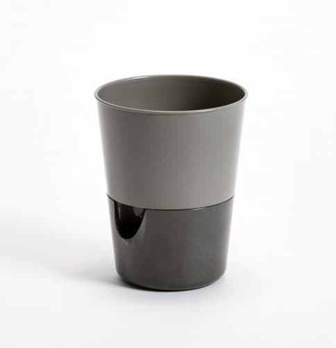 Plastia Samozavlažovací květináč Rosmarin šedá/antracit 11 cm