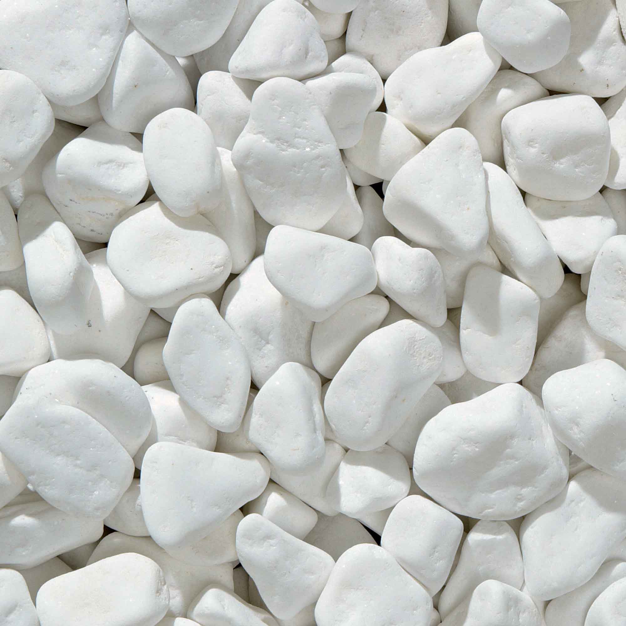 Zafido (distributor) Okrasné valounky Thassos White 30 - 60 mm 20 kg