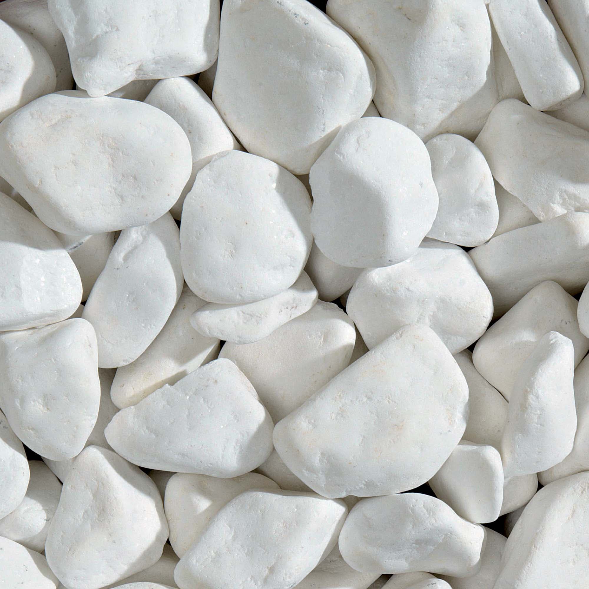 Zafido (distributor) Okrasné valounky Thassos White 60 - 100 mm 20 kg