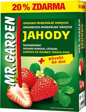 AGRO CS Mr. Garden organo-minerální hnojivo Jahoda 1,2 kg