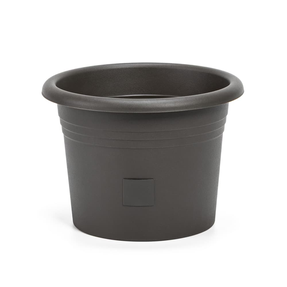 Plastia Samozavlažovací květináč Narza antracit 40 cm